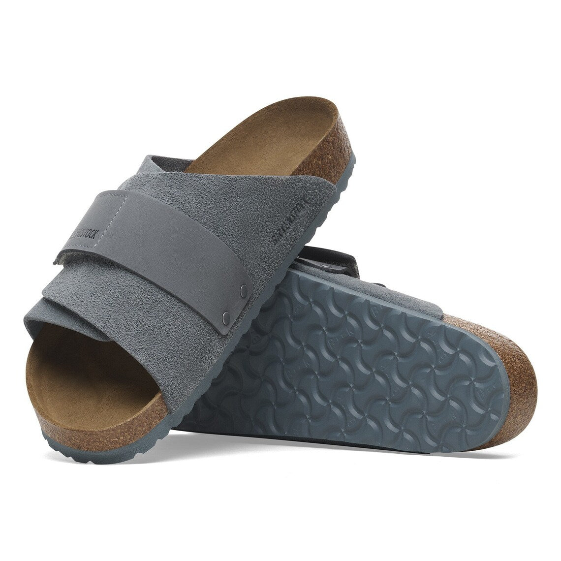Kyoto Nubuck Leather-Suede Basalt Gray