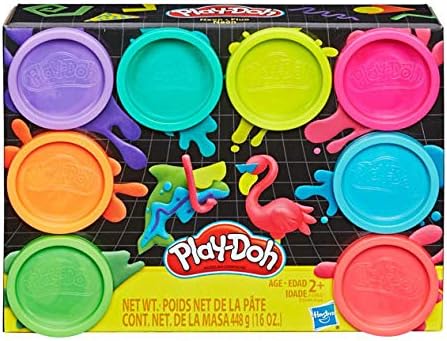 Play Doh 8 Pack - Neon