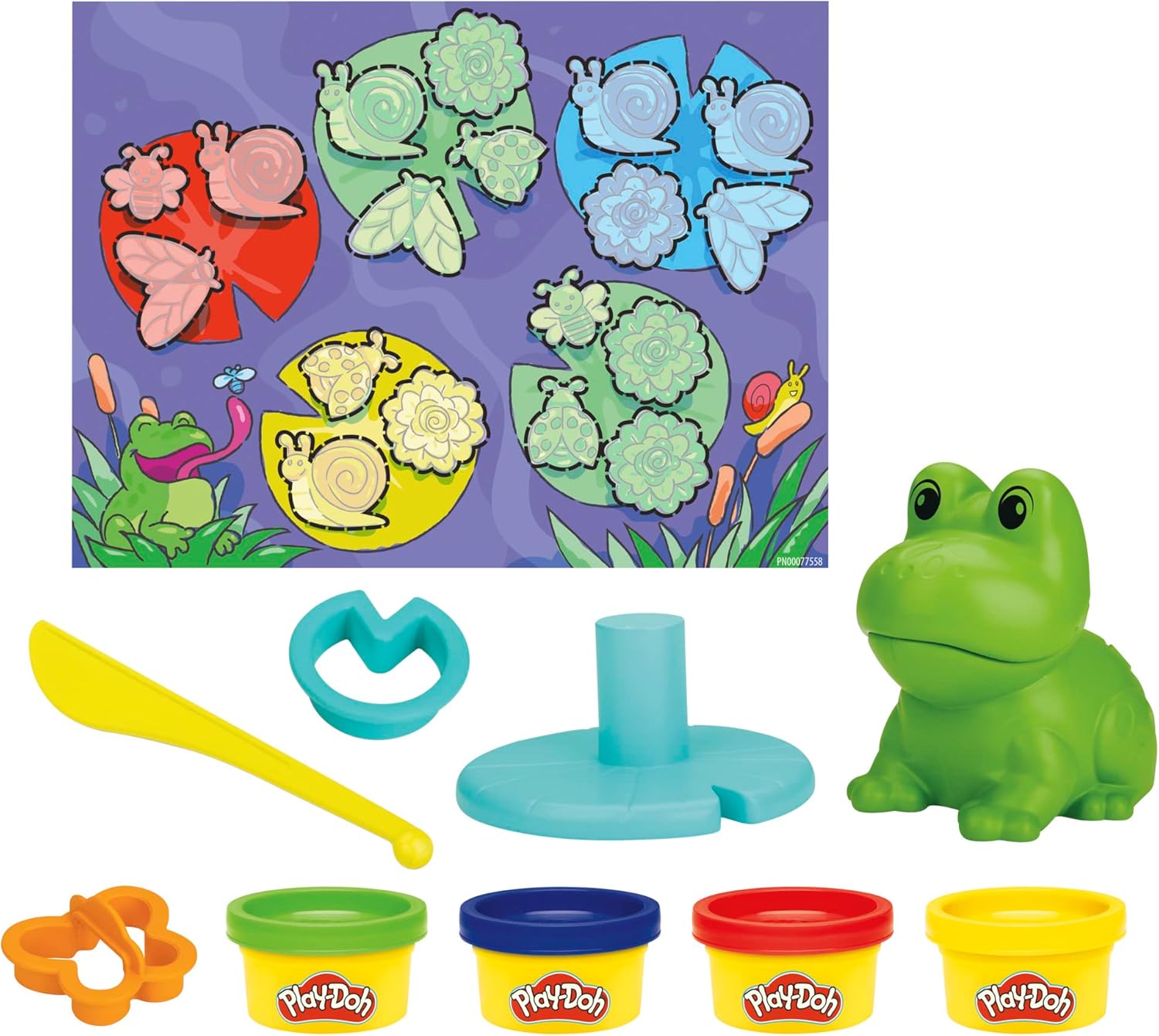 Play-Doh  Frog ‘n Colors Starter Set with Playmat