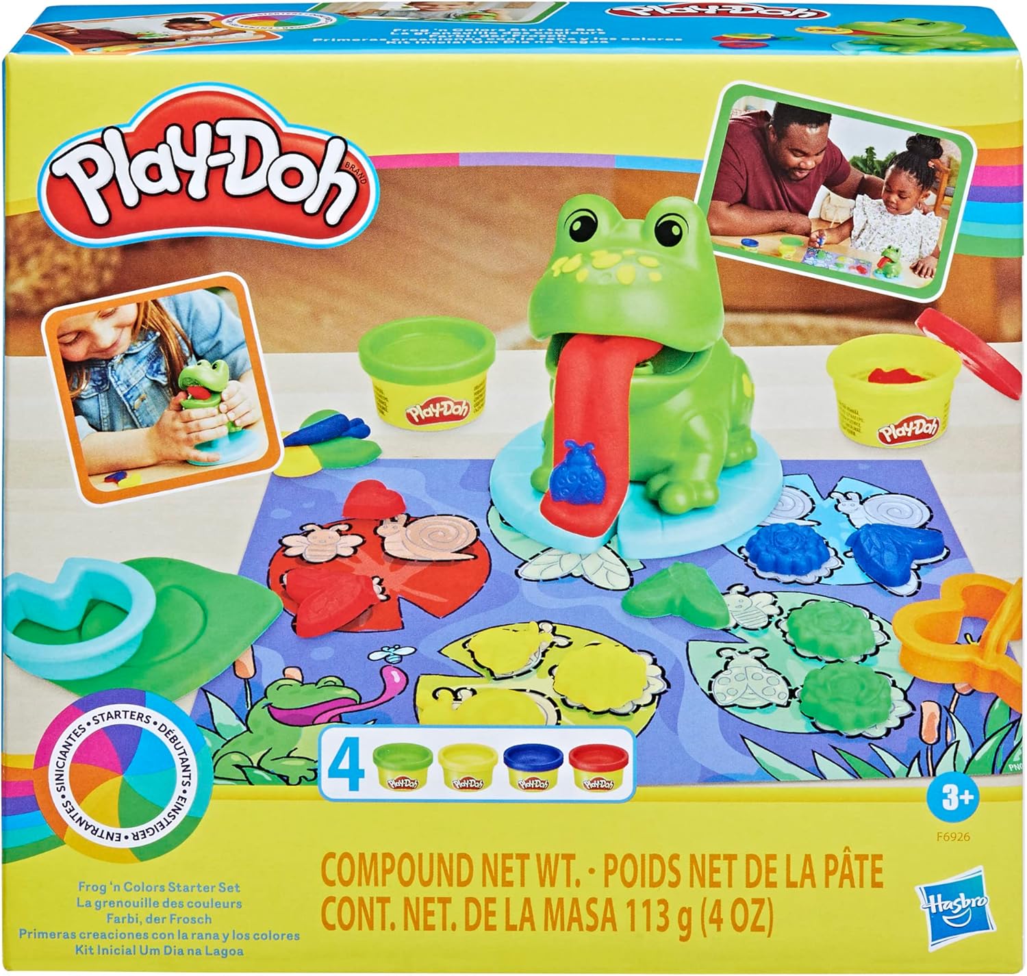 Play-Doh  Frog ‘n Colors Starter Set with Playmat