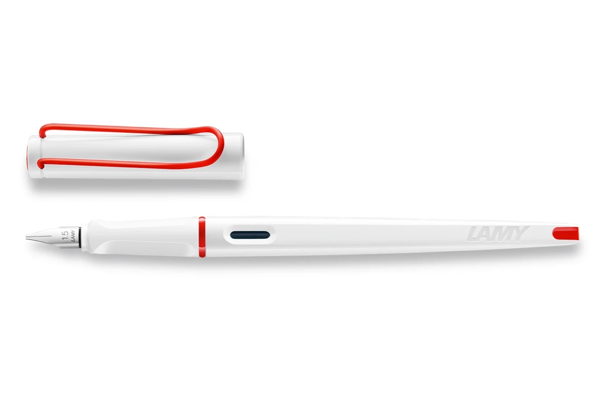 Joy Calligraphy Set - White/Red