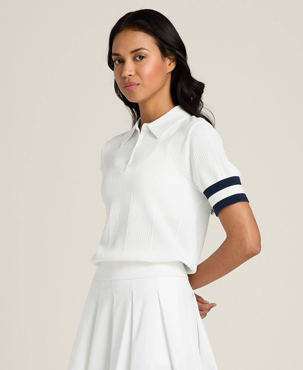 Essex Polo - Bright White