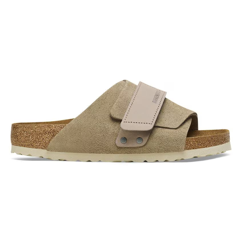 Kyoto Nubuck Suede Leather - Taupe