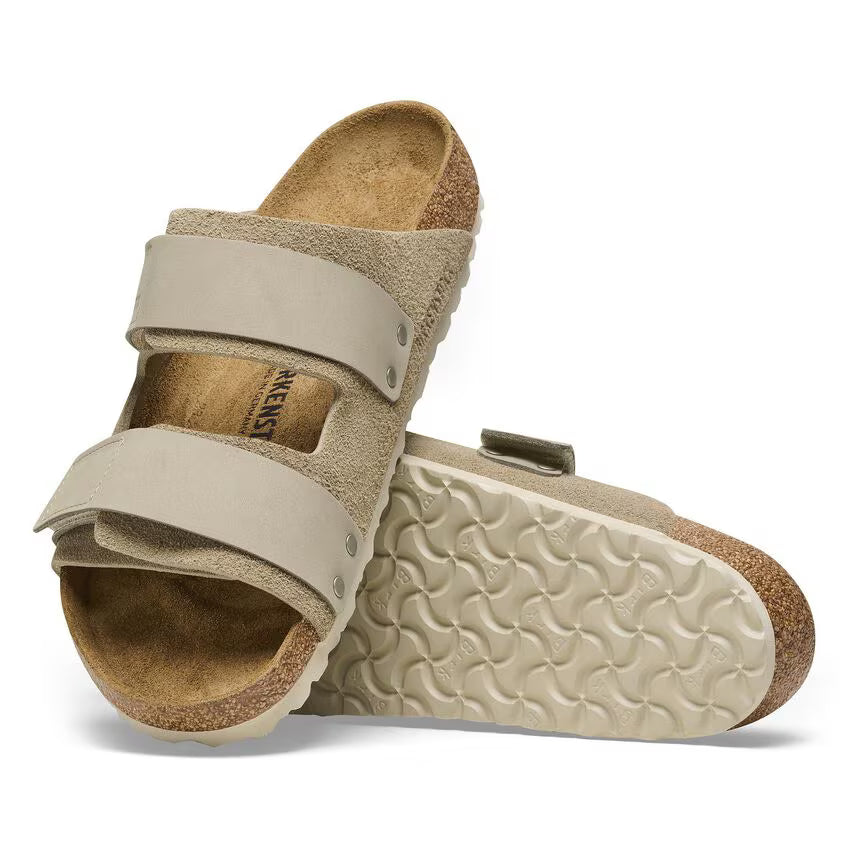 Uji Nubuck Suede Leather - Taupe