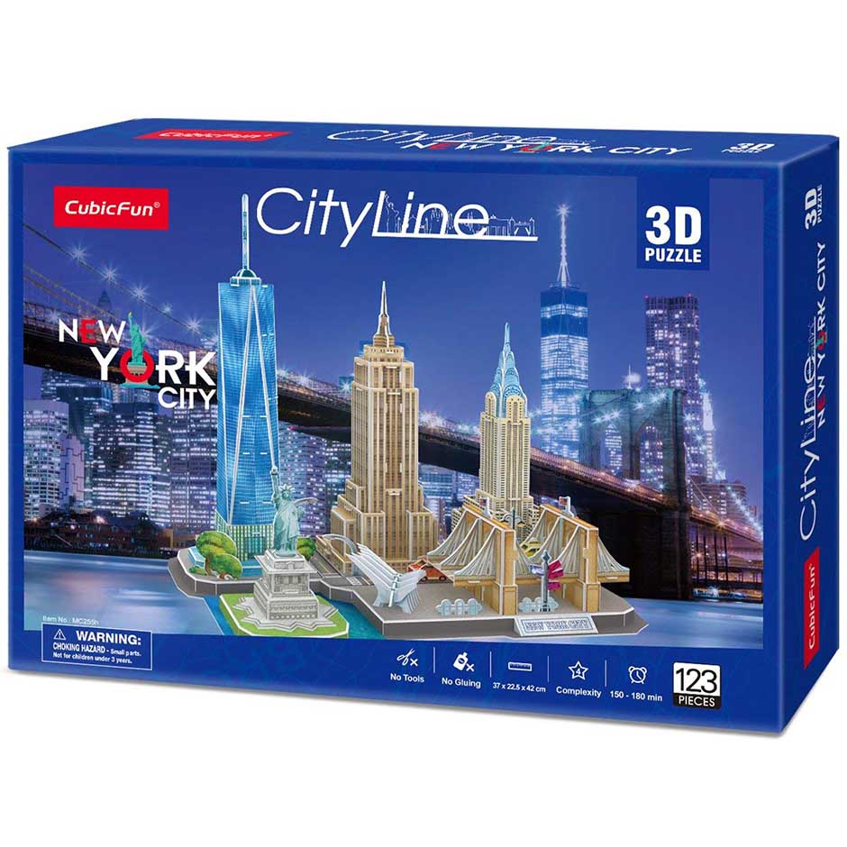 3D Puzzle New York City line