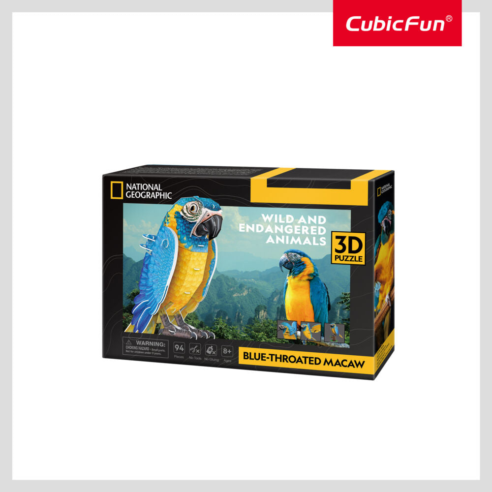 3D Puzzle Bule Throated Macaws