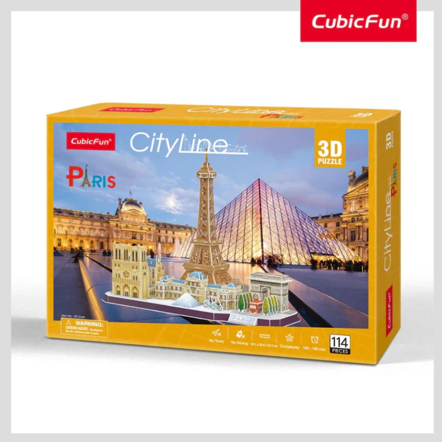 3D Puzzle Paris City line