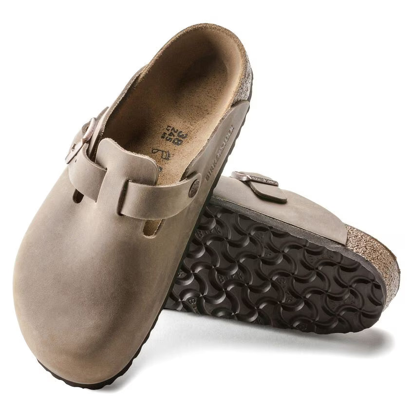Boston Oiled Leather - Tobacco Brown