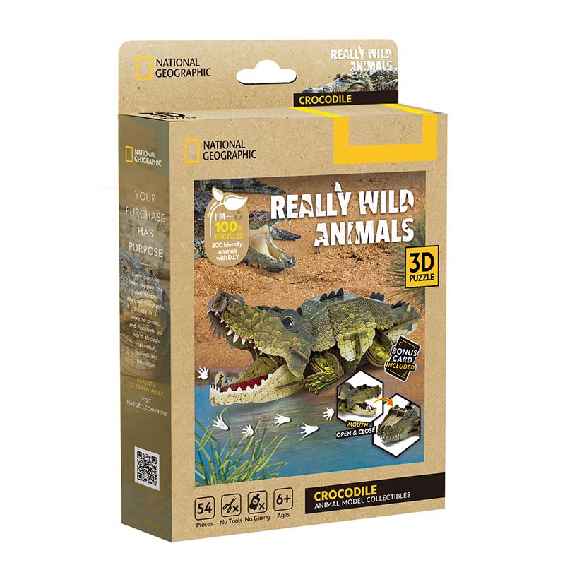 3D Puzzle Crocodile