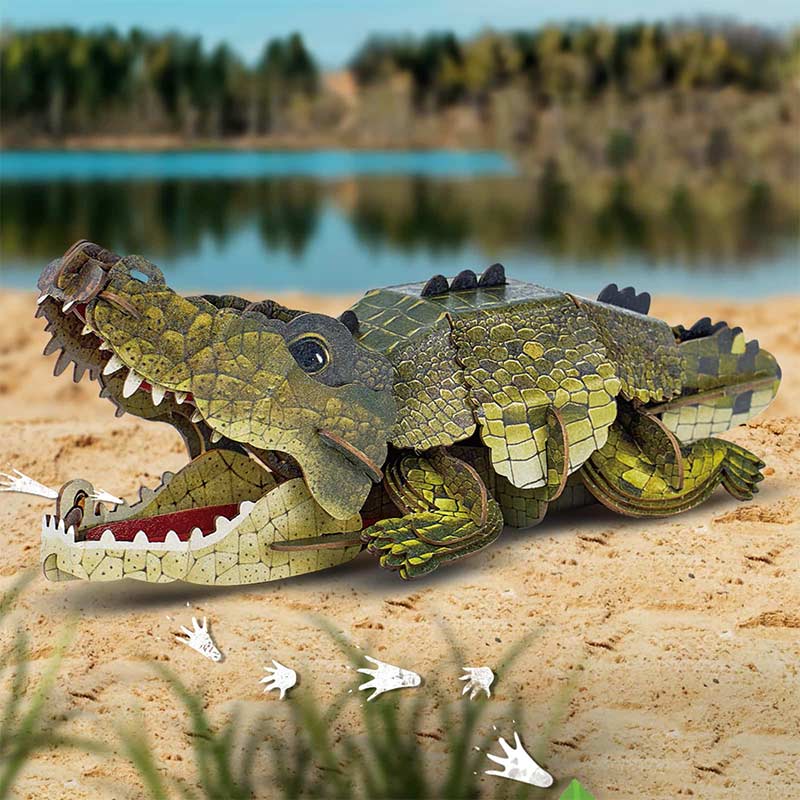 3D Puzzle Crocodile