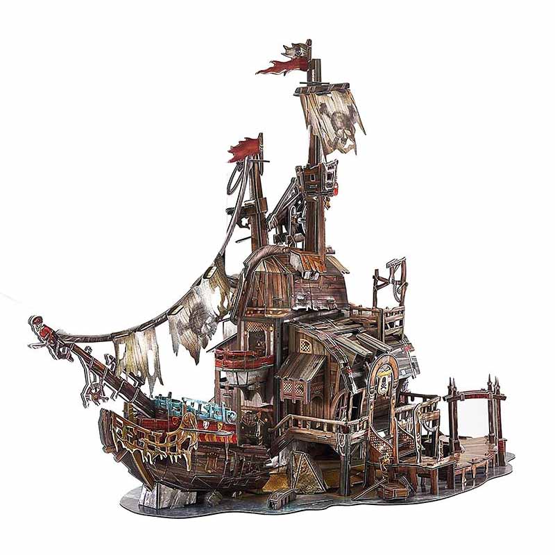 3D Puzzle Pirate Turtle Island