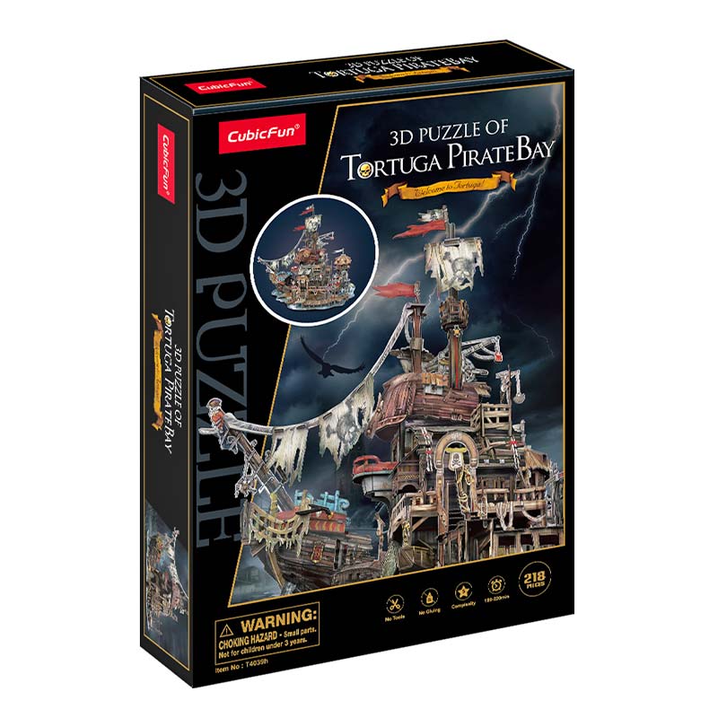 3D Puzzle Pirate Turtle Island