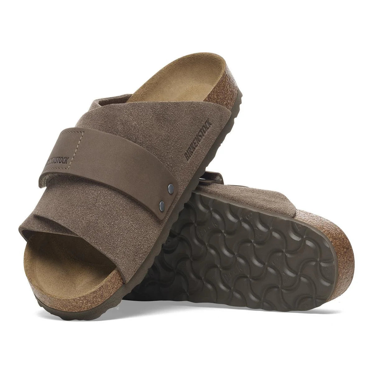 Kyoto Nubuck Suede Leather - Concrete Grey