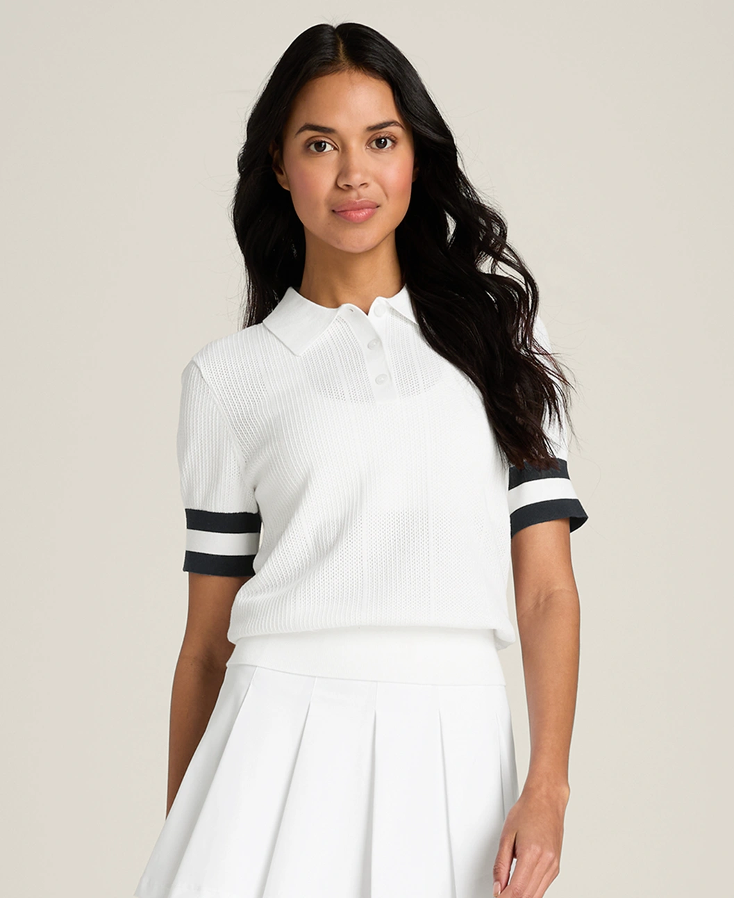 Essex Polo - Bright White