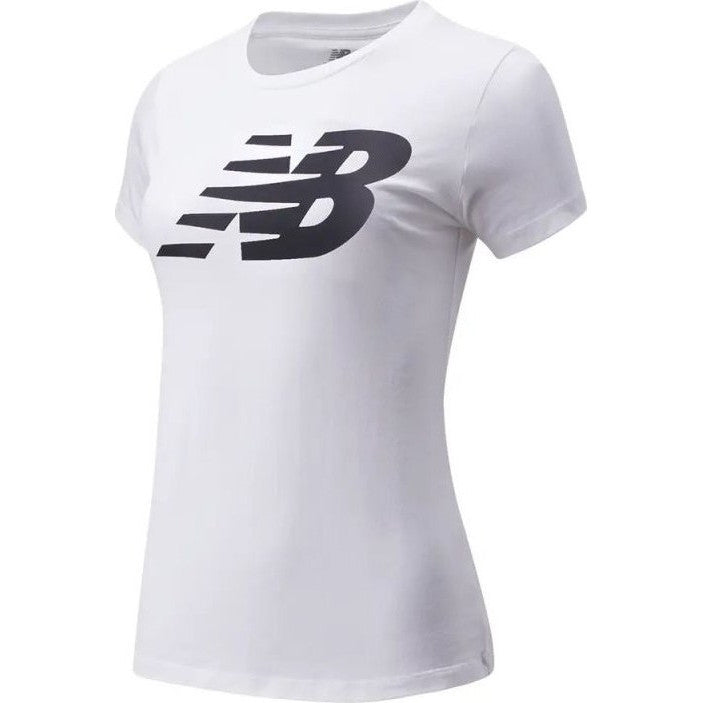 New Balance Womens Lifestyle Short Sleeve T Shirt - White